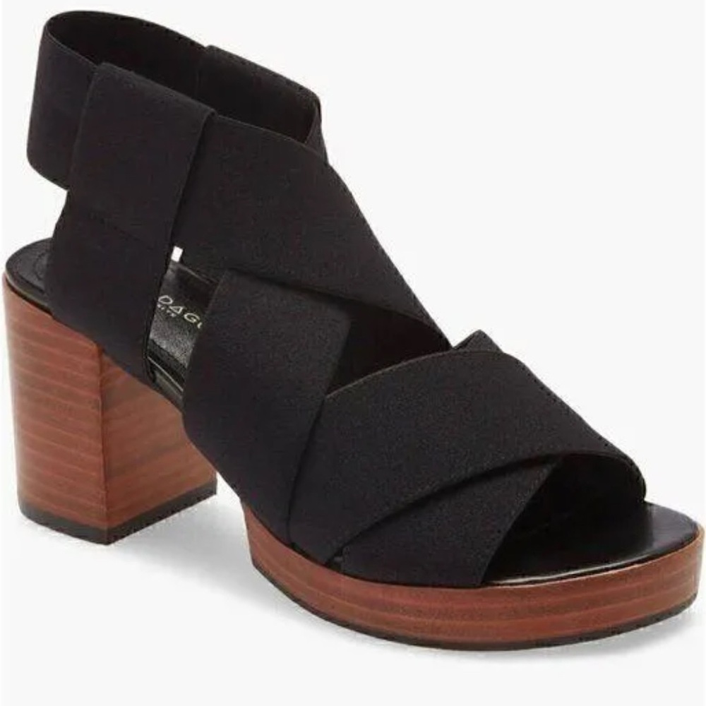 Kelsi Dagger -  Noble Black Platform Sandal Size 8 NWOT
